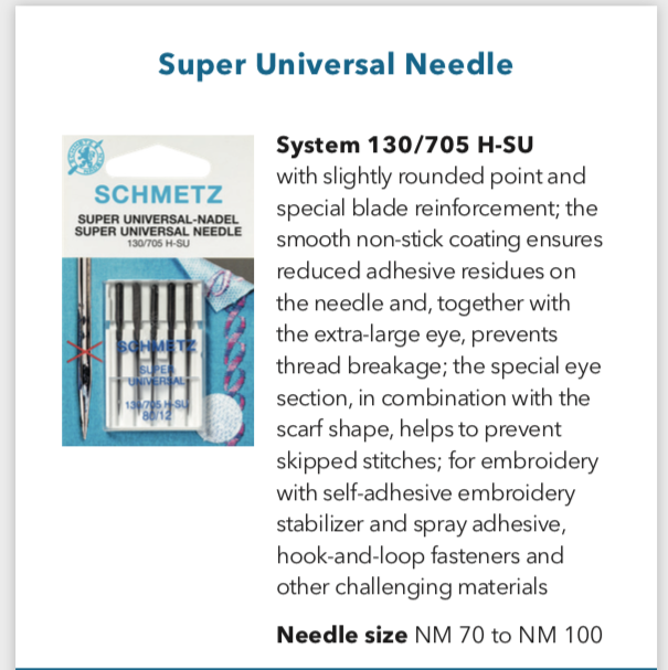 Schmetz Universal Needles